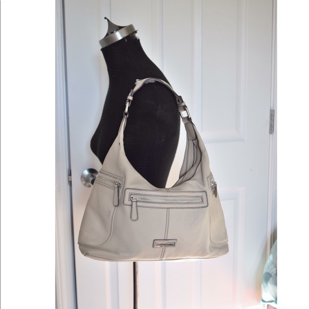 Etienne Aigner leather hobo bag